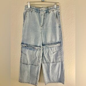 Zara Kids Light Blue Cargo Jeans